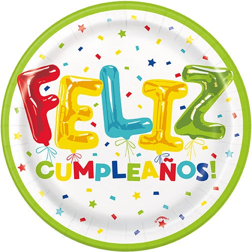 Plato pastelero Feliz Cumpleaños 🎉