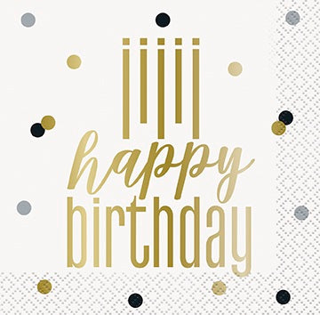 Servilletas Happy Birthday